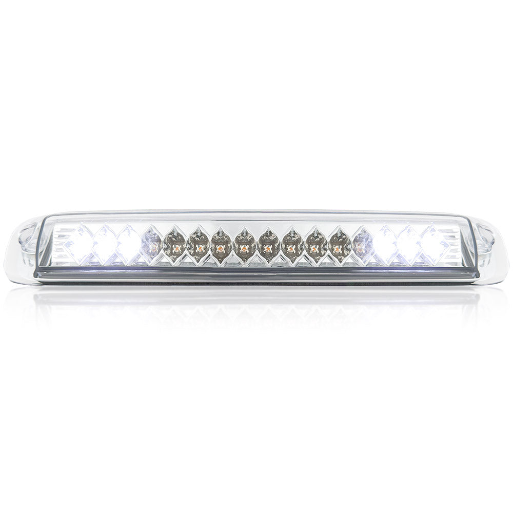 GMC & Chevy 99-06 Sierra & Silverado (Classic Body Style) - Red LED 3rd Brake Light Kit w/ White LED Cargo Lights - Clear Lens - Image 3