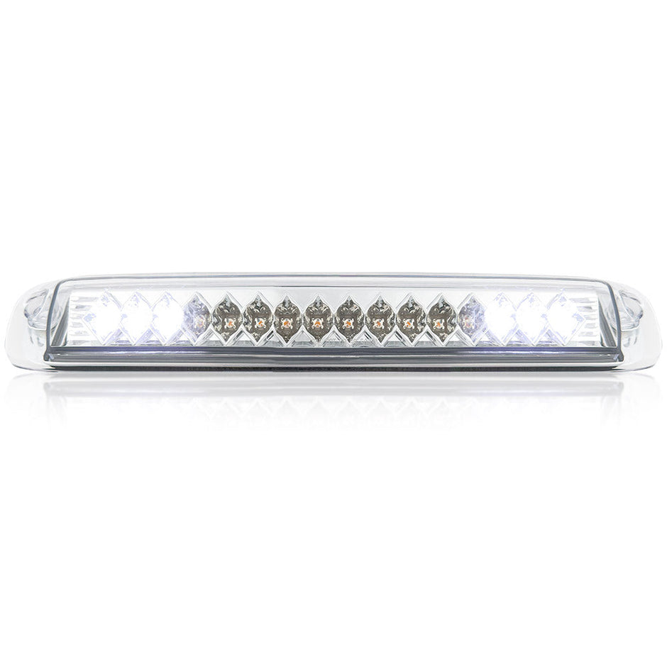 GMC & Chevy 99-06 Sierra & Silverado (Classic Body Style) - Red LED 3rd Brake Light Kit w/ White LED Cargo Lights - Clear Lens - Image 3