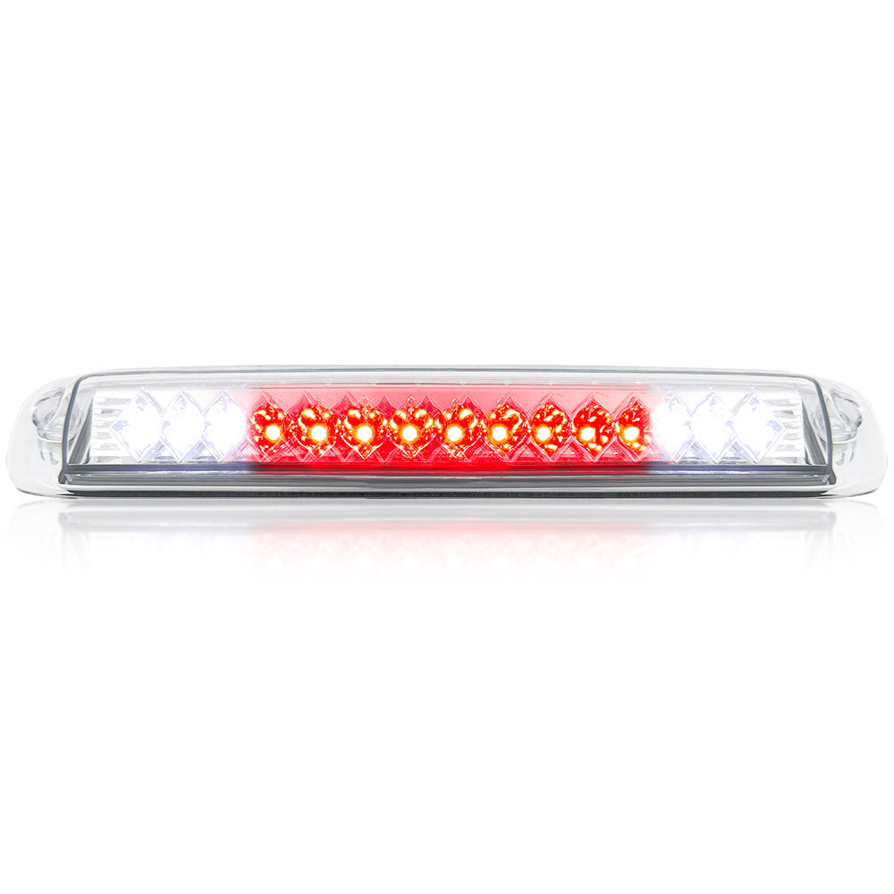 GMC & Chevy 99-06 Sierra & Silverado (Classic Body Style) - Red LED 3rd Brake Light Kit w/ White LED Cargo Lights - Clear Lens - Image 2