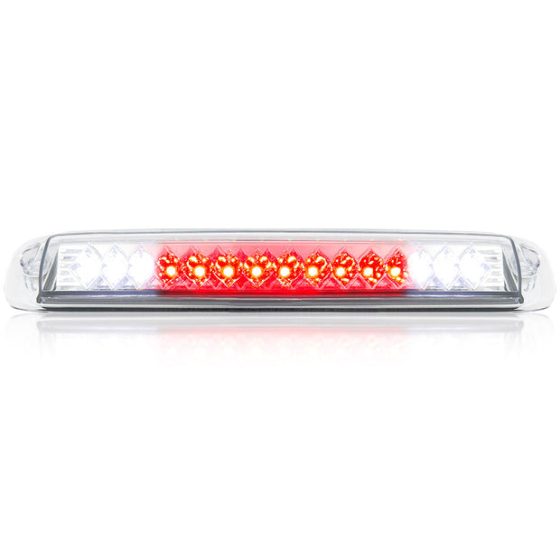 GMC & Chevy 99-06 Sierra & Silverado (Classic Body Style) - Red LED 3rd Brake Light Kit w/ White LED Cargo Lights - Clear Lens - Image 2