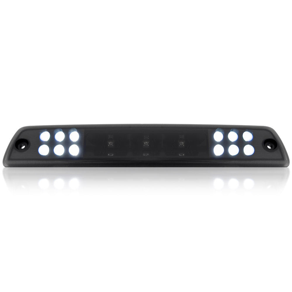 Dodge 94-01 RAM 1500 & 94-02 RAM 2500/3500 - Red LED 3rd Brake Light Kit w/ White LED Cargo Lights - Smoked Lens - Image 4