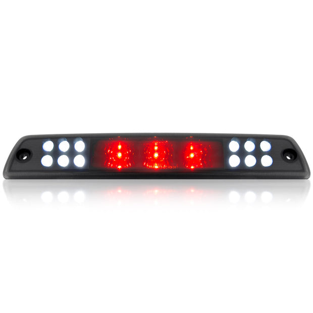 Dodge 94-01 RAM 1500 & 94-02 RAM 2500/3500 - Red LED 3rd Brake Light Kit w/ White LED Cargo Lights - Smoked Lens - Image 2