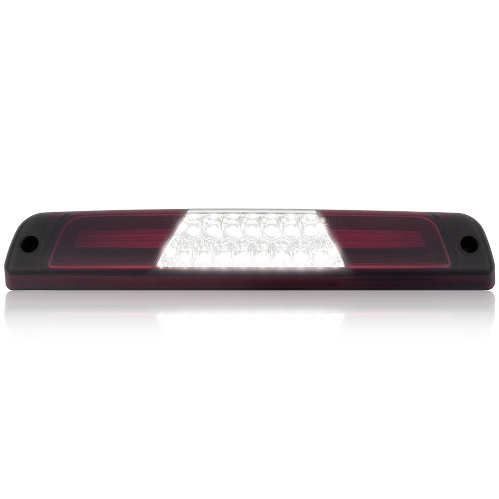 Dodge 94-01 RAM 1500 & 94-02 RAM 2500/3500 - Red LED 3rd Brake Light Kit w/ White LED Cargo Lights - Clear Lens - Image 3