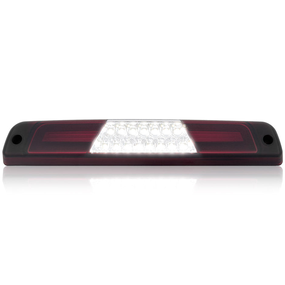 Dodge 94-01 RAM 1500 & 94-02 RAM 2500/3500 - Red LED 3rd Brake Light Kit w/ White LED Cargo Lights - Clear Lens - Image 3