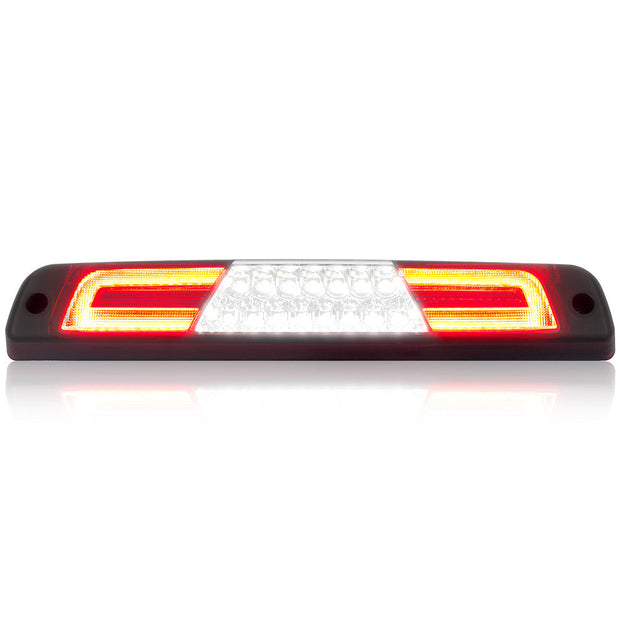 Dodge 94-01 RAM 1500 & 94-02 RAM 2500/3500 - Red LED 3rd Brake Light Kit w/ White LED Cargo Lights - Clear Lens - Image 2