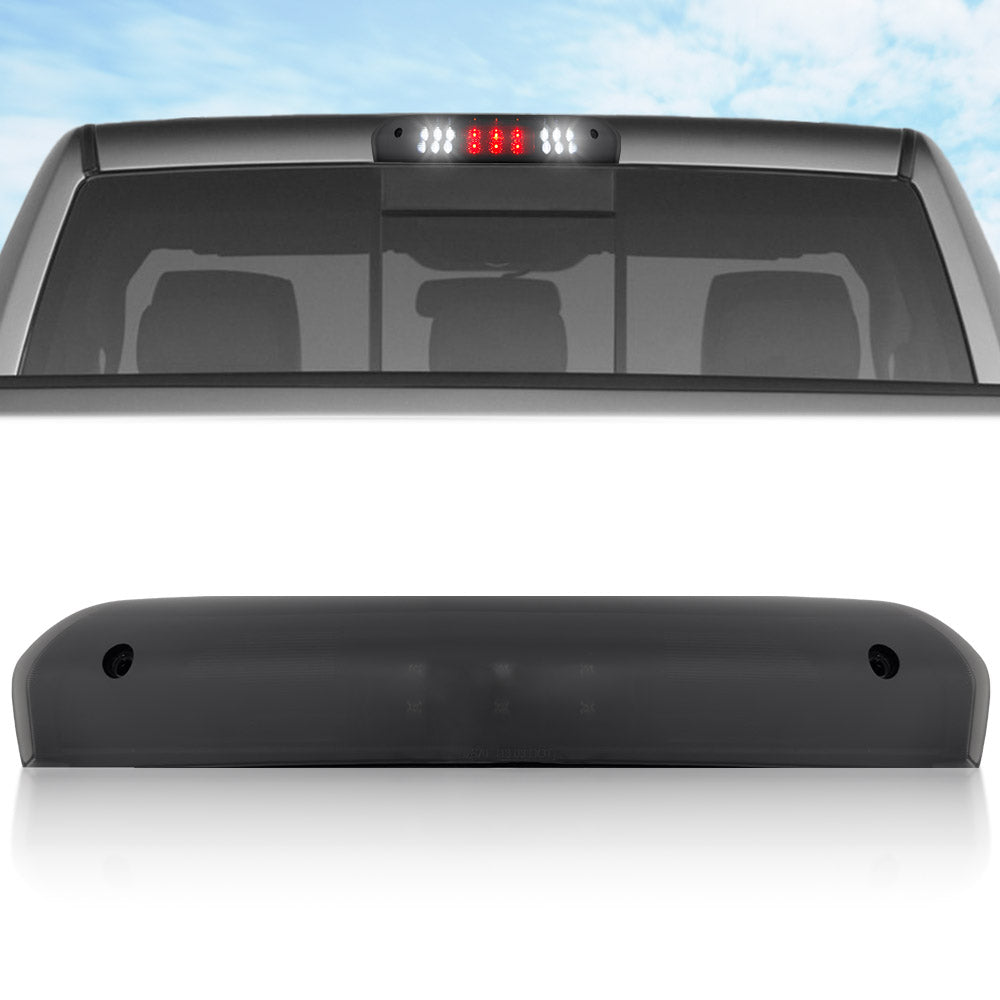 Dodge 02-08 RAM 1500 & 03-09 RAM 2500/3500 - Red LED 3rd Brake Light Kit w/ White LED Cargo Lights - Smoked Lens