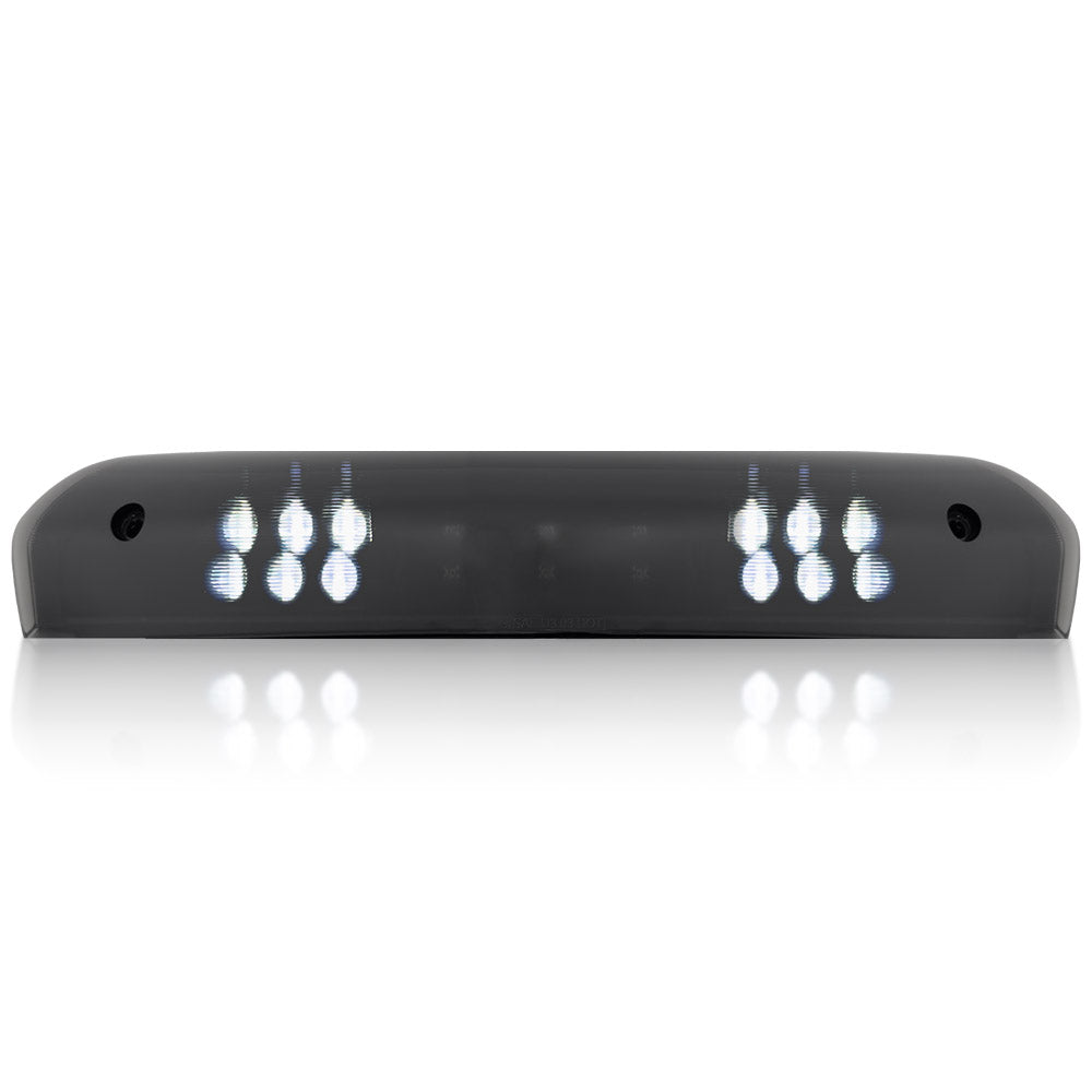 Dodge 02-08 RAM 1500 & 03-09 RAM 2500/3500 - Red LED 3rd Brake Light Kit w/ White LED Cargo Lights - Smoked Lens - Image 3