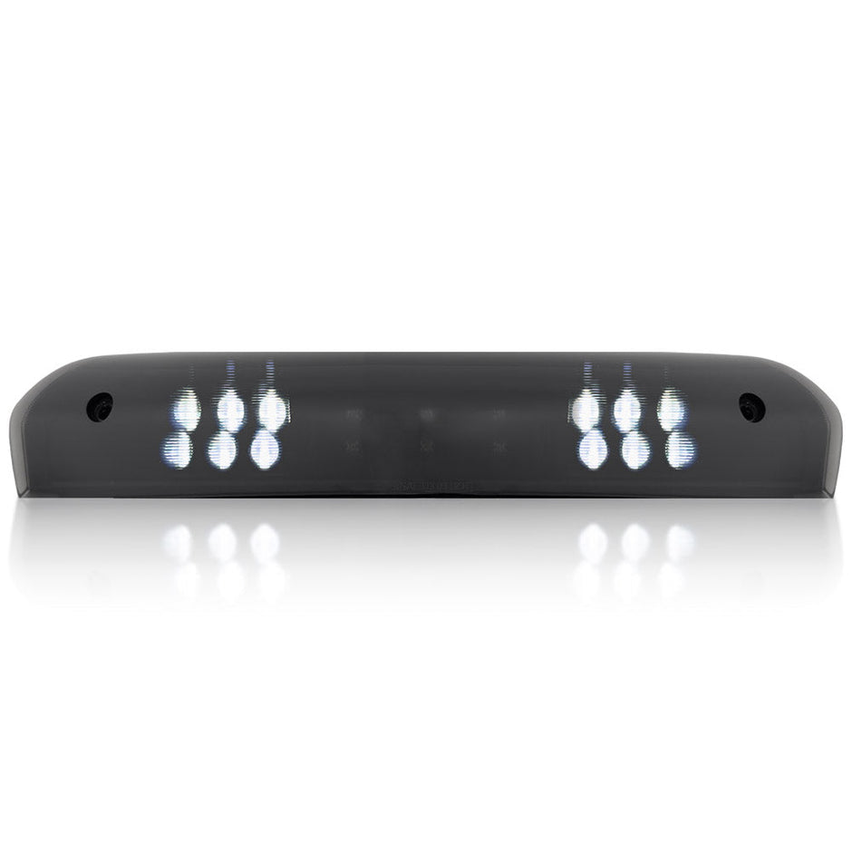 Dodge 02-08 RAM 1500 & 03-09 RAM 2500/3500 - Red LED 3rd Brake Light Kit w/ White LED Cargo Lights - Smoked Lens - Image 3
