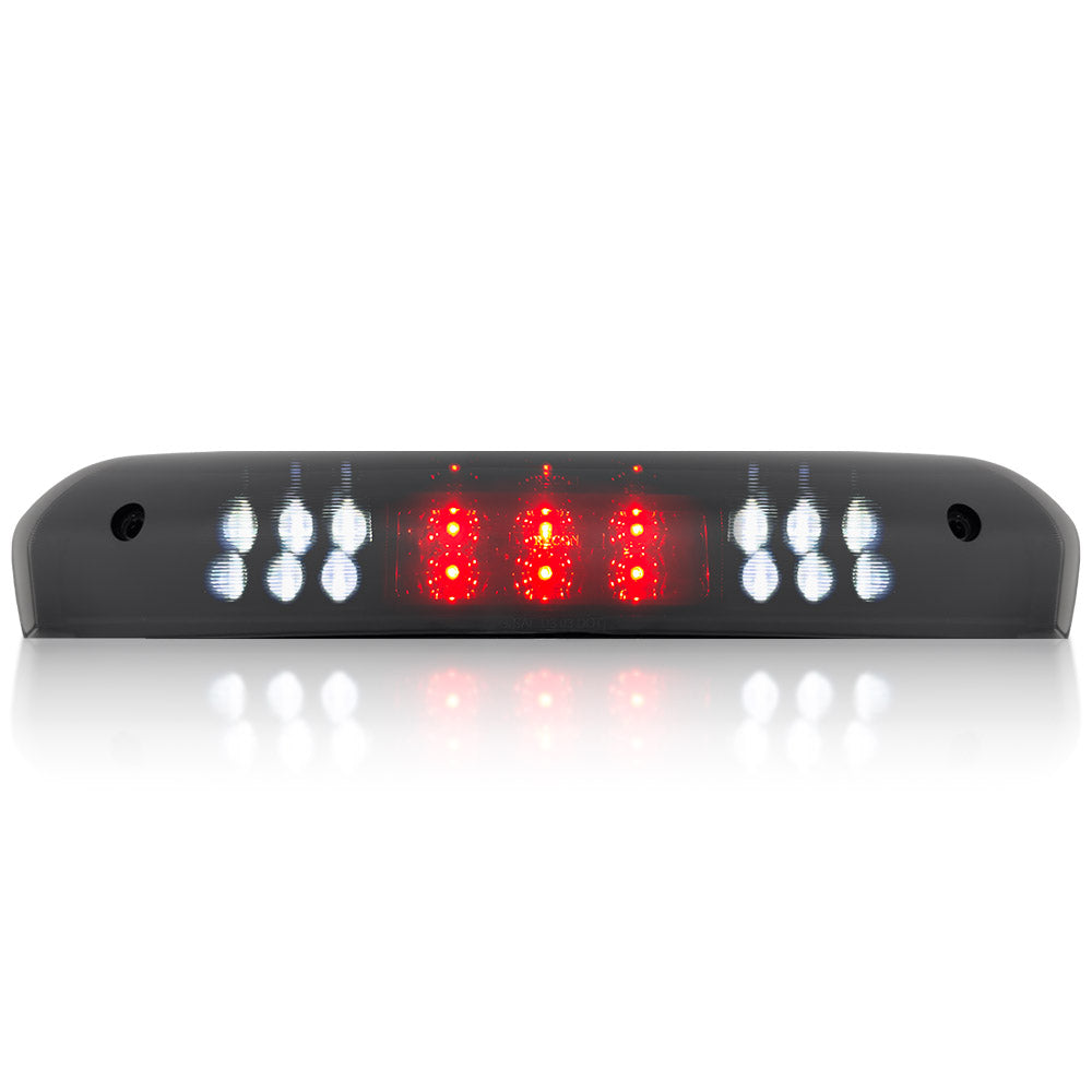 Dodge 02-08 RAM 1500 & 03-09 RAM 2500/3500 - Red LED 3rd Brake Light Kit w/ White LED Cargo Lights - Smoked Lens - Image 2