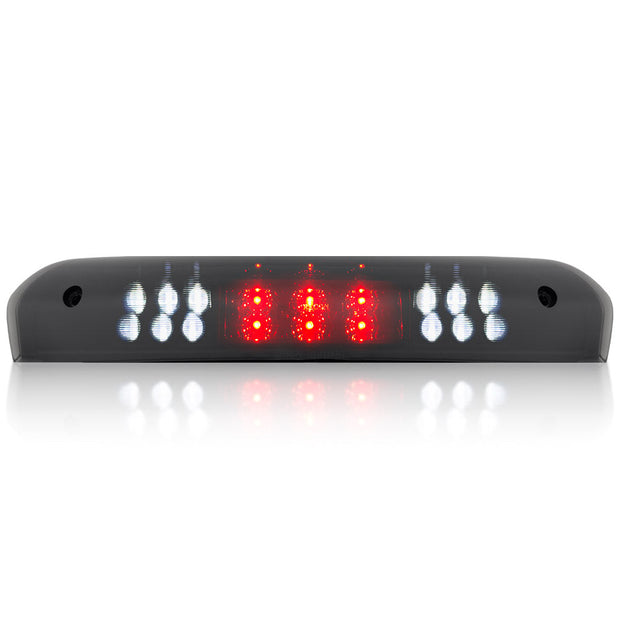 Dodge 02-08 RAM 1500 & 03-09 RAM 2500/3500 - Red LED 3rd Brake Light Kit w/ White LED Cargo Lights - Smoked Lens - Image 2
