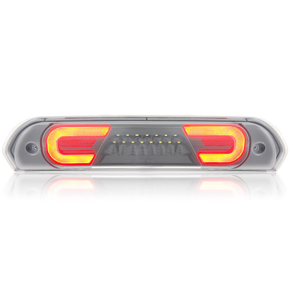 Dodge 02-08 RAM 1500 & 03-09 RAM 2500/3500 - Red LED 3rd Brake Light Kit w/ White LED Cargo Lights - Clear Lens - Image 3