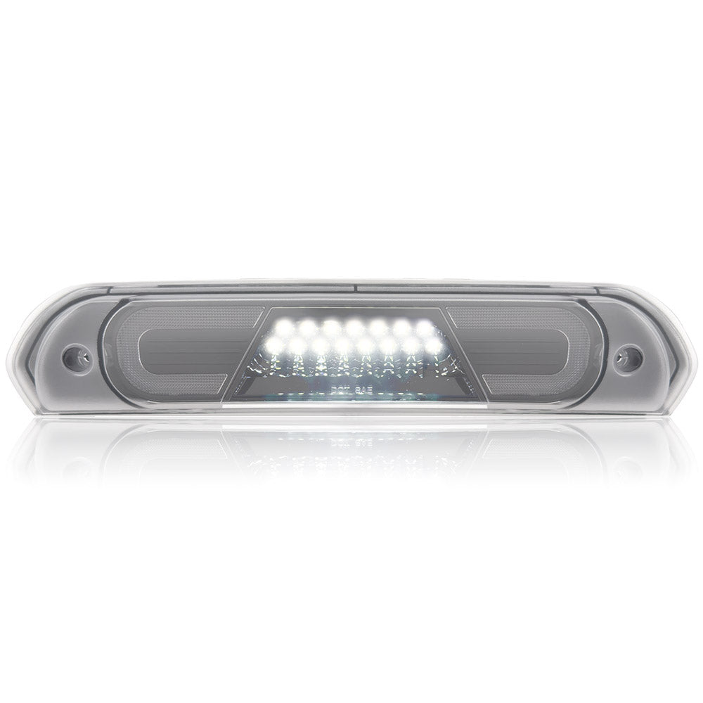 Dodge 02-08 RAM 1500 & 03-09 RAM 2500/3500 - Red LED 3rd Brake Light Kit w/ White LED Cargo Lights - Clear Lens - Image 4