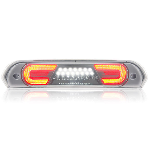 Dodge 02-08 RAM 1500 & 03-09 RAM 2500/3500 - Red LED 3rd Brake Light Kit w/ White LED Cargo Lights - Clear Lens - Image 2