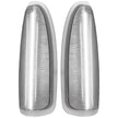 Ford 03-07 F250/F350 Superduty & Excursion Side Mirror Lenses (2-Piece Set) w/ AMBER LED Running Lights & Turn Signals - Clear Lens - Image 2