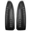 Ford 03-07 F250/F350 Superduty & Excursion Side Mirror Lenses (2-Piece Set) w/ AMBER LED Running Lights & Turn Signals - Smoked Lens - Image 2