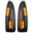 Ford 03-07 F250/F350 Superduty & Excursion Side Mirror Lenses (2-Piece Set) w/ AMBER LED Running Lights & Turn Signals - Smoked Lens - Image 3