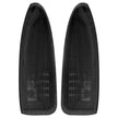 Ford 03-07 F250/F350 Superduty & Excursion Side Mirror Lenses (2-Piece Set) w/ WHITE LED Running Lights & Turn Signals - Smoked Lens - Image 4
