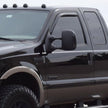 Ford 03-07 F250/F350 Superduty & Excursion Side Mirror Lenses (2-Piece Set) w/ WHITE LED Running Lights & Turn Signals - Smoked Lens - Image 2