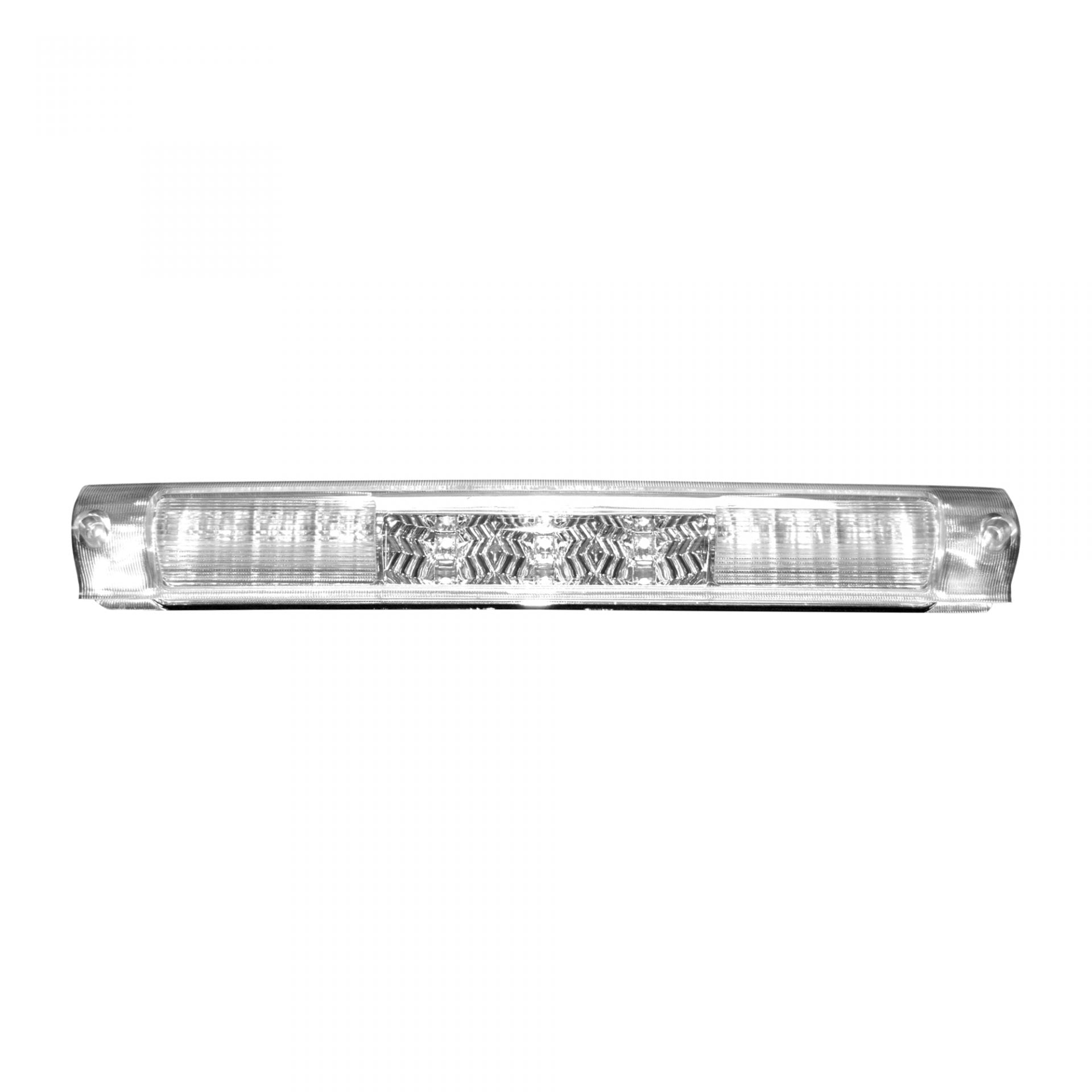 Ford 97-03 F150 & F250LD Light-Duty & Ford 00-04 Excursion - Red LED 3rd Brake Light Kit w/ White LED Cargo Lights - Clear Lens