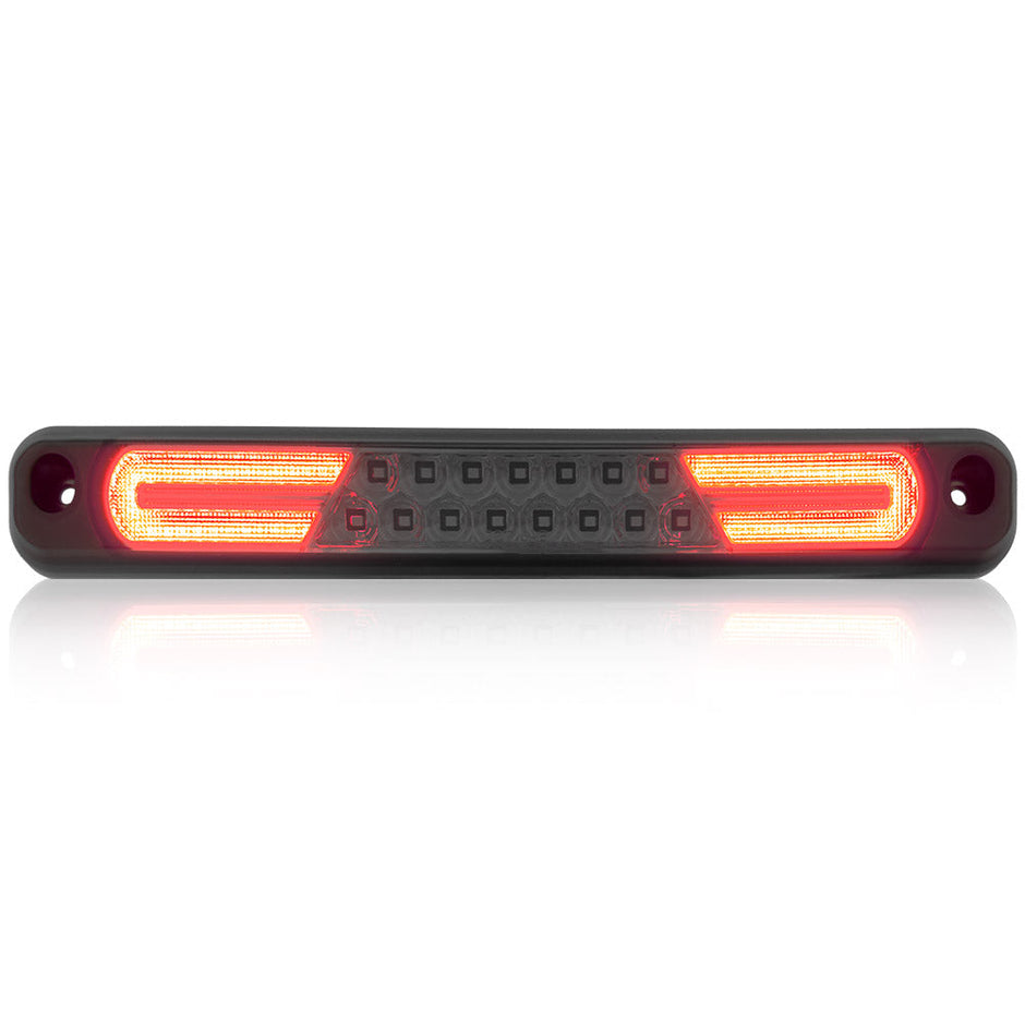 GMC & Chevy 94-98 CK Sierra & Silverado (Fits Reg & Crew Cab Only) - Red LED 3rd Brake Light Kit w/ White LED Cargo Lights - Smoked Lens - Image 2