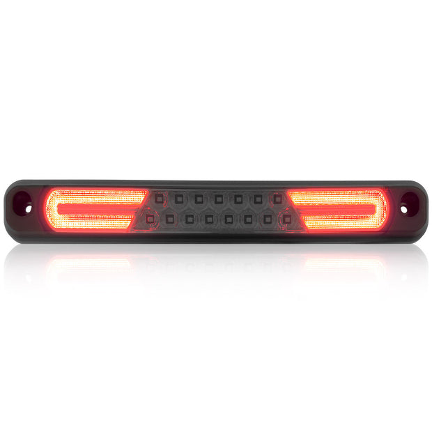 GMC & Chevy 94-98 CK Sierra & Silverado (Fits Reg & Crew Cab Only) - Red LED 3rd Brake Light Kit w/ White LED Cargo Lights - Smoked Lens - Image 2