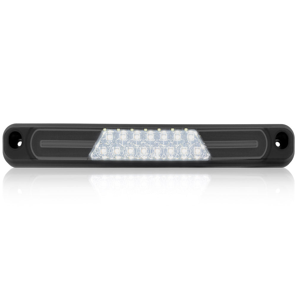 GMC & Chevy 94-98 CK Sierra & Silverado (Fits Reg & Crew Cab Only) - Red LED 3rd Brake Light Kit w/ White LED Cargo Lights - Smoked Lens - Image 3