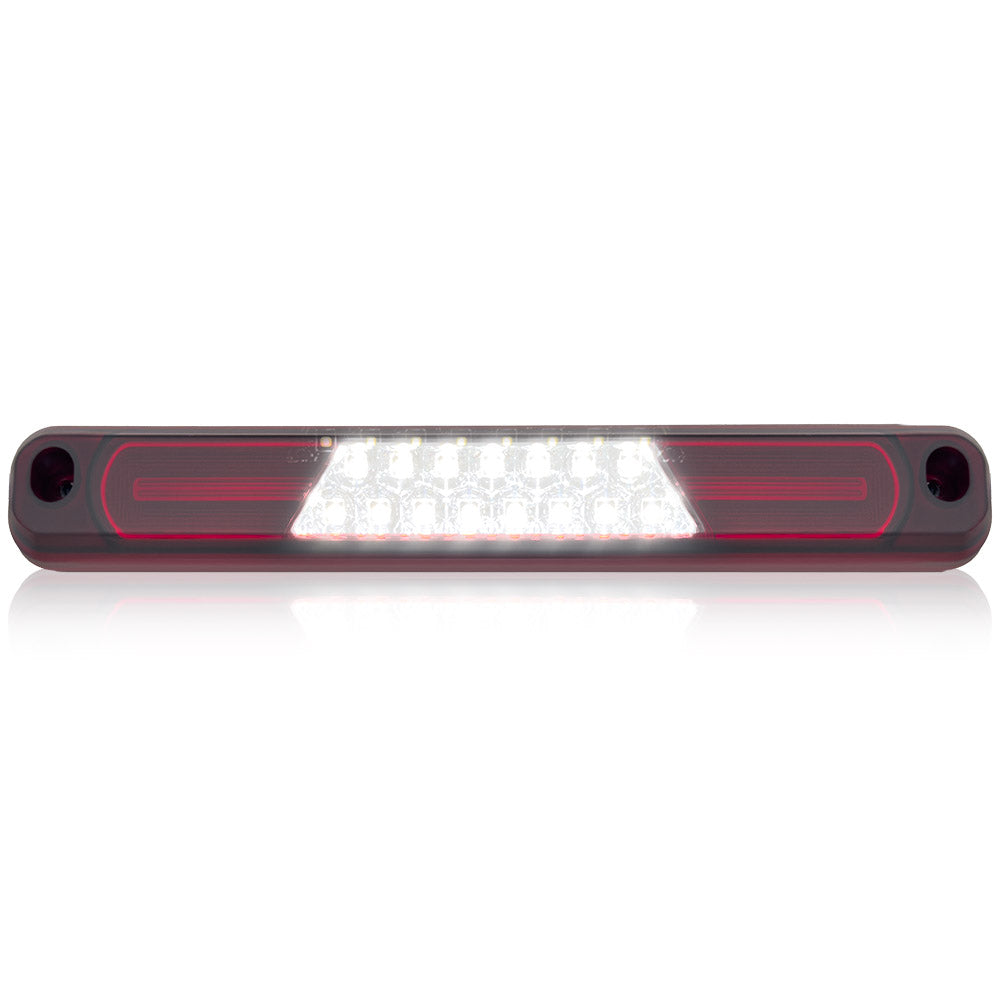 GMC & Chevy 94-98 CK Sierra & Silverado (Fits Reg & Crew Cab Only) - Red LED 3rd Brake Light Kit w/ White LED Cargo Lights - Clear Lens - Image 3
