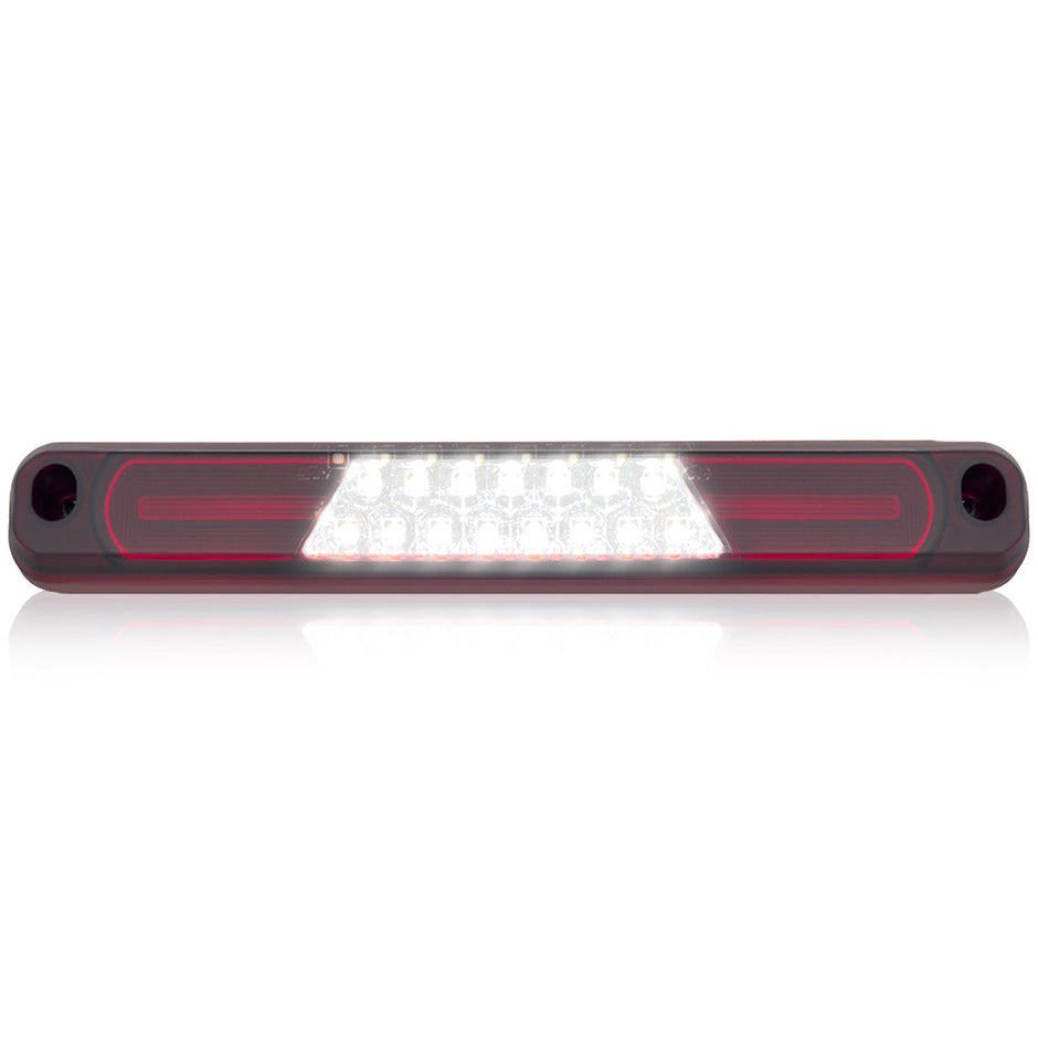GMC & Chevy 94-98 CK Sierra & Silverado (Fits Reg & Crew Cab Only) - Red LED 3rd Brake Light Kit w/ White LED Cargo Lights - Clear Lens - Image 3