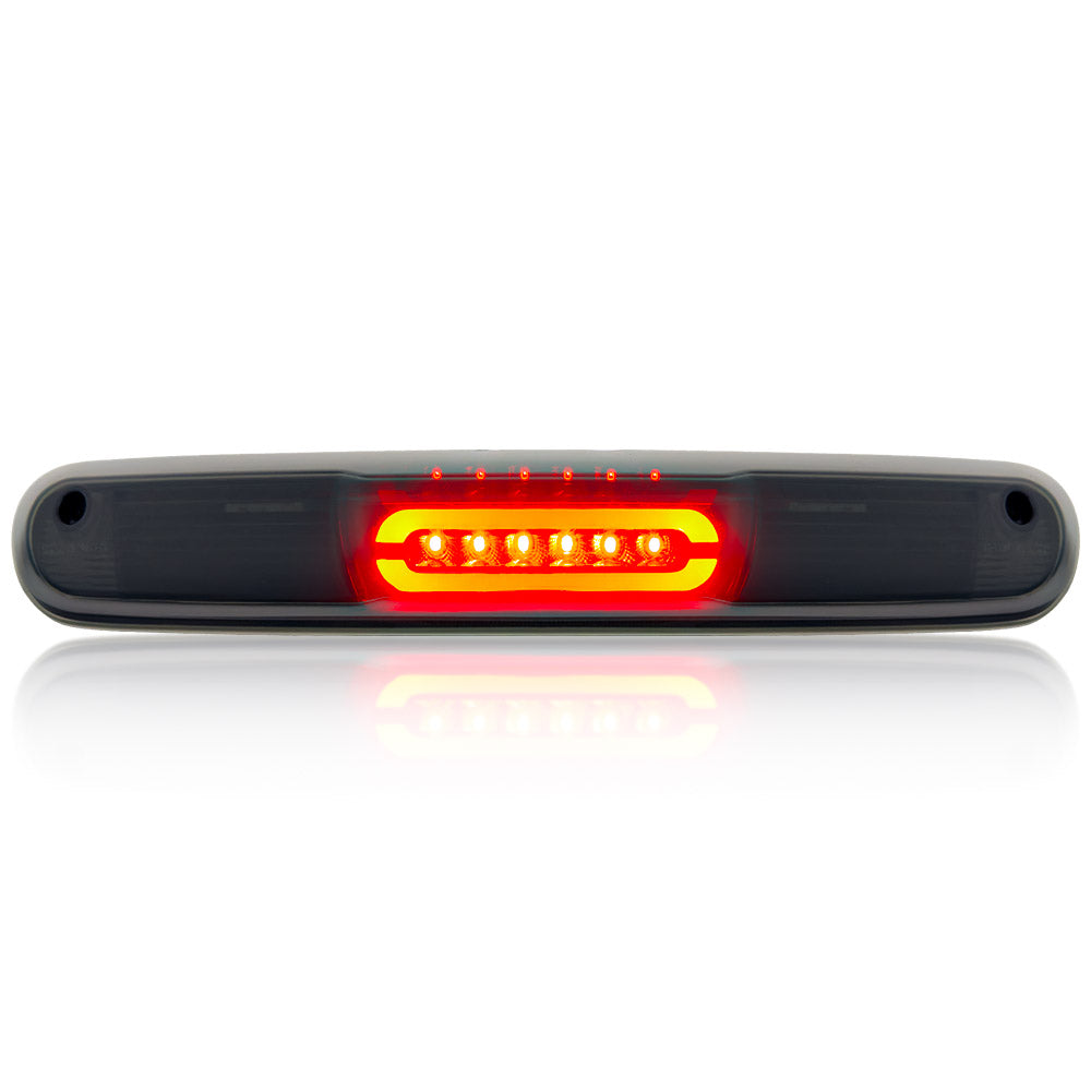 GMC & Chevy 07-13 Sierra & Silverado (2nd GEN) - ULTRA HIGH POWER Red LED 3rd Brake Light Kit w/ ULTRA HIGH POWER CREE XML White LED Cargo Lights - Smoked Lens - Image 3