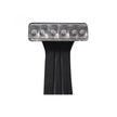 Jeep JK Wrangler 07-18 RED LED 3rd Brake Light - Clear Lens