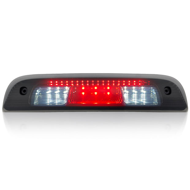 GMC & Chevy 14-18 Sierra & Silverado 1500 (3rd GEN) & 14-19 2500/3500 - HIGH POWER SCANNING Red LED 3rd Brake Light Kit w/ HIGH POWER CREE XML White LED Cargo Lights - Smoked Lens - Image 2