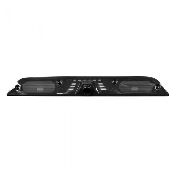 Ford 15-23 F150 & 17-23 SUPERDUTY F250/350/450/550 & 21-23 Ranger - ULTRA HIGH POWER Red LED 3rd Brake Light Kit w/ ULTRA HIGH POWER CREE XML White LED Cargo Lights (Replaces LED 3rd Brake Light with Cargo Bed Camera - ATTN: ONLY FITS Models which include Cargo Bed Camera in OEM 3rd Brake Light) - Smoked Lens
