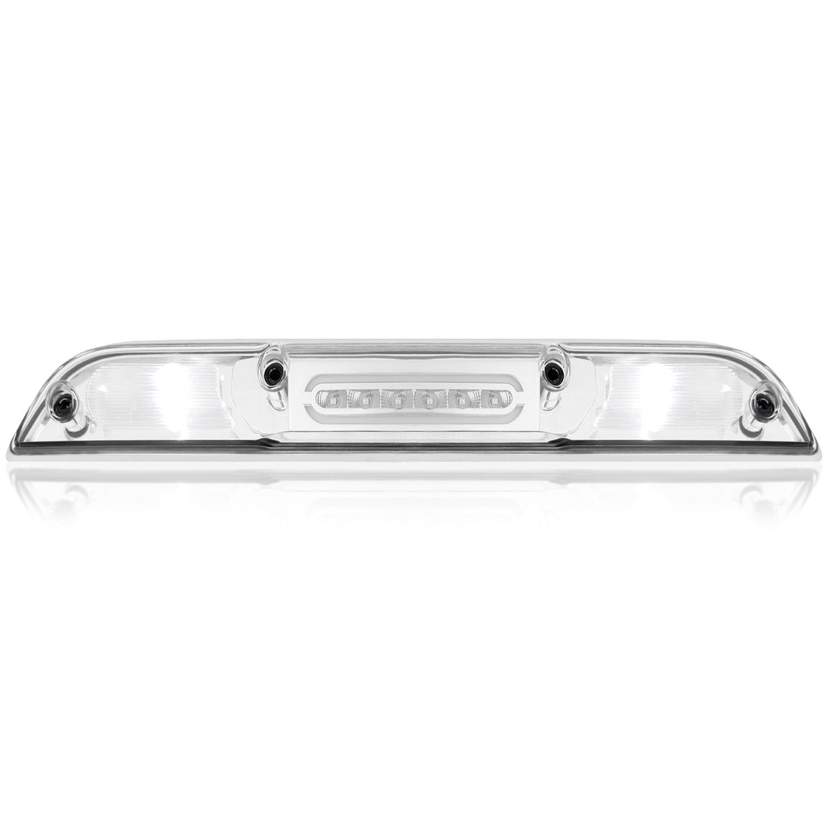 Ford 21-24 F150 & 21-24 SUPERDUTY F250/350/450/550 & 21-24 Ranger & Mavrick 21-24 - ULTRA HIGH POWER Red LED 3rd Brake Light Kit w/ ULTRA HIGH POWER CREE XML White LED Cargo Lights (Replaces both LED & Non-LED 3rd Brake Light - ATTN: DOES NOT FIT Models which include Cargo Bed Camera in OEM 3rd Brake Light) - Clear Lens - Image 4