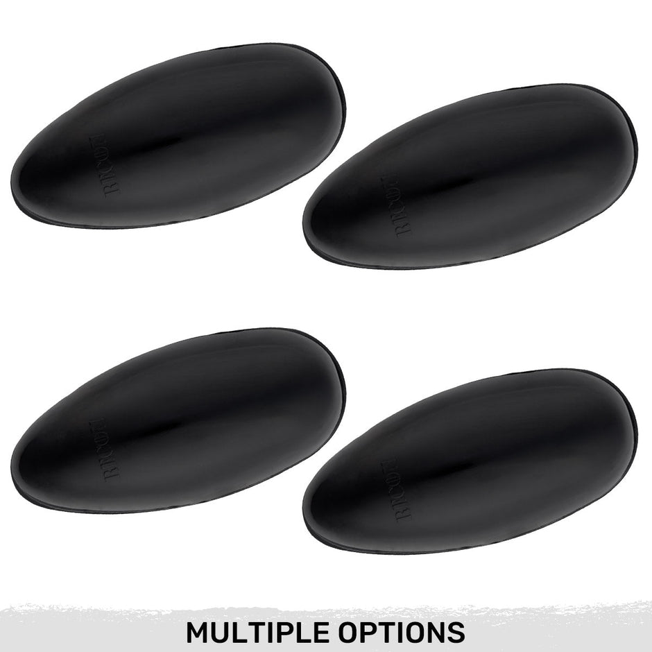 GMC & Chevy 99-14 Sierra & Silverado (1st & 2nd GEN) Dually Fender Lenses (4-Piece Set) w/ 2 Red LED Lights & 2 Amber LED Lights - Smoked Lens w/ Black Trim