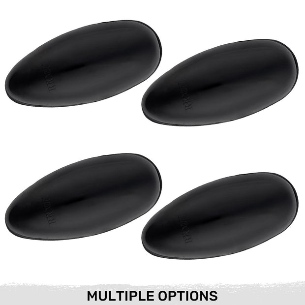 GMC & Chevy 99-14 Sierra & Silverado (1st & 2nd GEN) Dually Fender Lenses (4-Piece Set) w/ 2 Red LED Lights & 2 Amber LED Lights - Smoked Lens w/ Black Trim