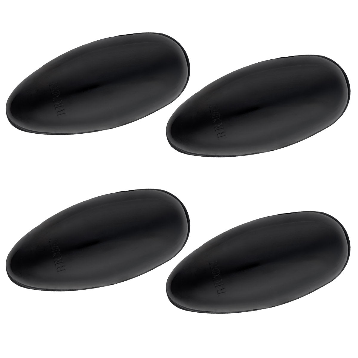GMC & Chevy 99-14 Sierra & Silverado (1st & 2nd GEN) Dually Fender Lenses (4-Piece Set) w/ 2 Red LED Lights & 2 Amber LED Lights - Smoked Lens w/ Black Trim - Image 3
