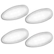 GMC & Chevy 99-14 Sierra & Silverado (1st & 2nd GEN) Dually Fender Lenses (4-Piece Set) w/ 4 White LED Lights - Clear Lens w/ Chrome Trim