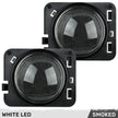 Jeep 07-18 JK Wrangler Round Front Fender Lenses with Amber LED's Located on Front Side Fender - Smoked Lens - Image 6