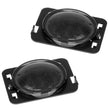 Jeep 07-18 JK Wrangler Round Front Fender Lenses with White LED's Located on Front Side Fender - Smoked Lens - Image 3