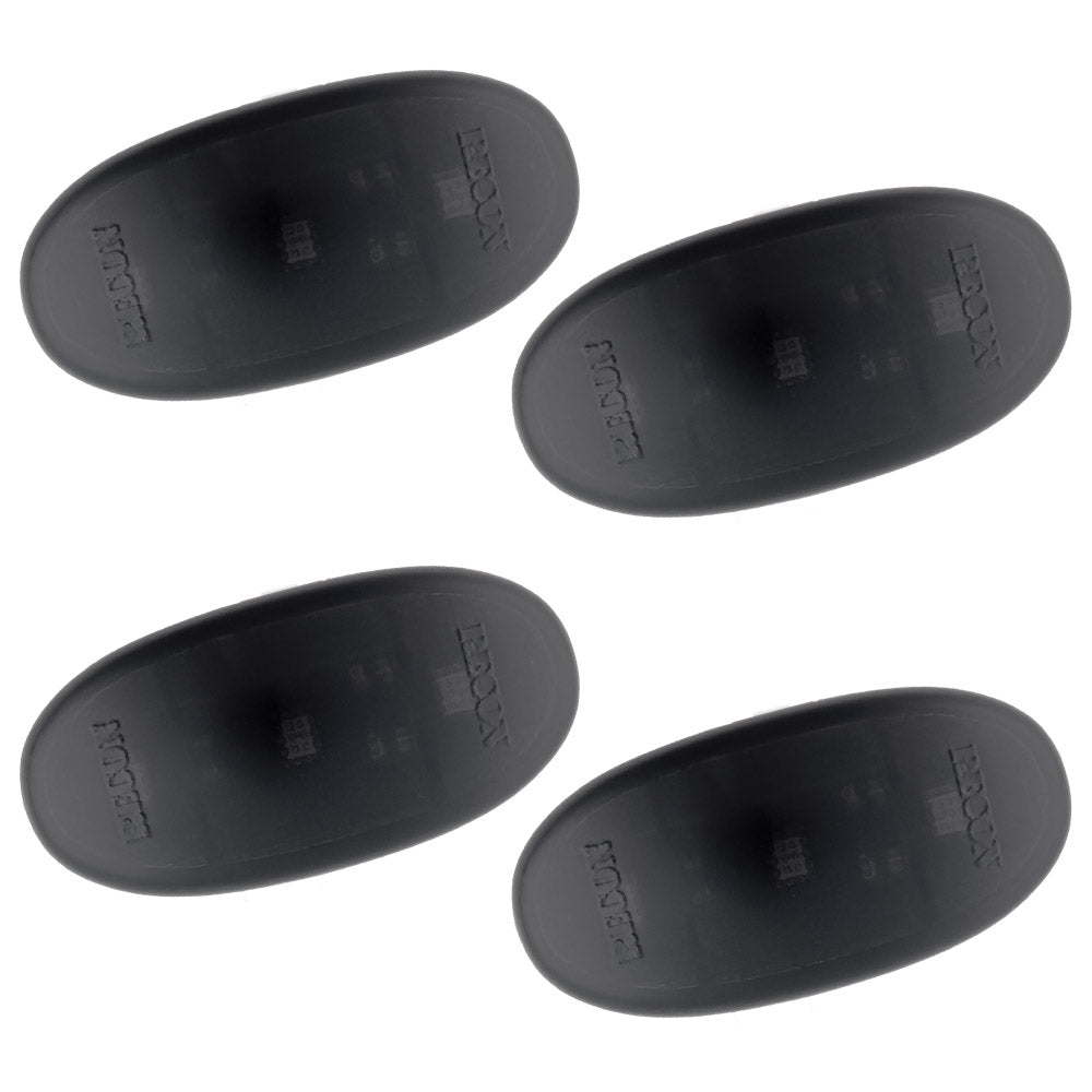 Ford 11-23 Superduty Dually Fender Lenses (4-Piece Set) w/ 4 White LED Lights - Smoked Lens w/ Black Trim - Image 3