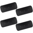 Dodge 10-21 RAM Dually Fender Lenses (4-Piece Set) w/ 2 Red LED Lights & 2 Amber LED Lights - Smoked Lens w/ Black Trim - Image 3