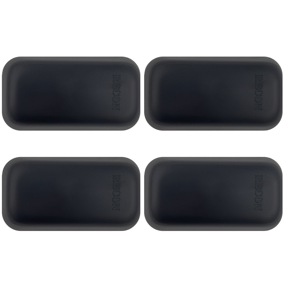GMC & Chevy 15-23 Sierra & Silverado (3rd & 4th GEN) Dually Fender Lenses (4-Piece Set) w/ 4 White LED Lights - Smoked Lens w/ Black Trim