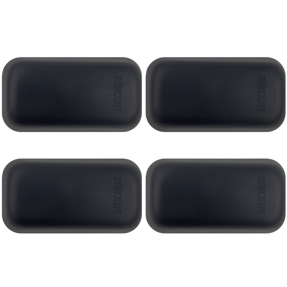 GMC & Chevy 15-23 Sierra & Silverado (3rd & 4th GEN) Dually Fender Lenses (4-Piece Set) w/ 4 White LED Lights - Smoked Lens w/ Black Trim