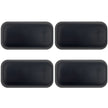 GMC & Chevy 15-23 Sierra & Silverado (3rd & 4th GEN) Dually Fender Lenses (4-Piece Set) w/ 4 White LED Lights - Smoked Lens w/ Black Trim