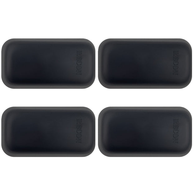 GMC & Chevy 15-23 Sierra & Silverado (3rd & 4th GEN) Dually Fender Lenses (4-Piece Set) w/ 4 White LED Lights - Smoked Lens w/ Black Trim