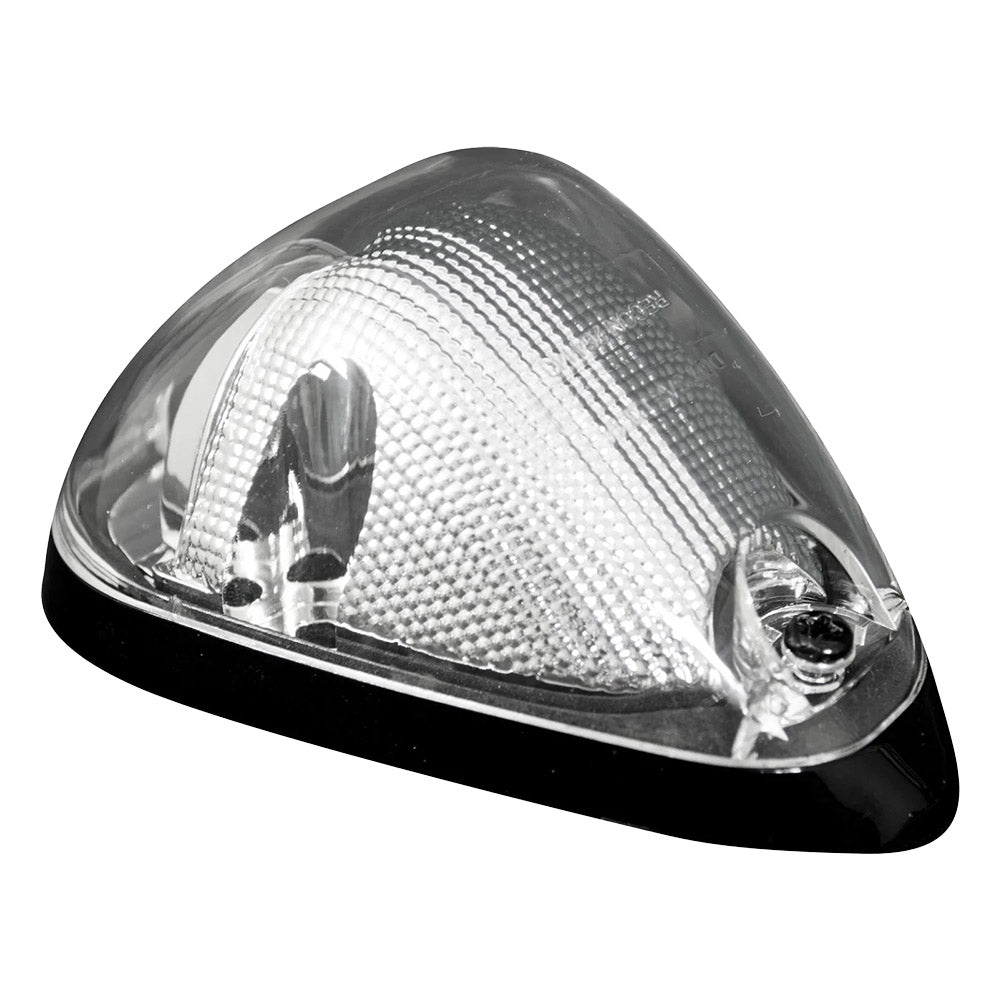 Dodge 94-98 RAM (5-Piece Set) Clear Cab Roof Light Lens with Amber 194 Bulbs - Complete Kit With Wiring & Hardware