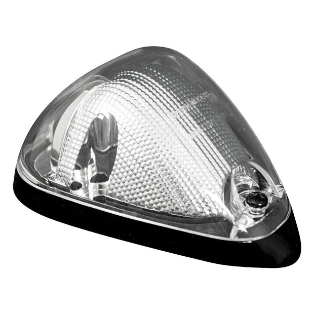 Dodge 94-98 RAM (5-Piece Set) Clear Cab Roof Light Lens with Amber 194 Bulbs - Complete Kit With Wiring & Hardware