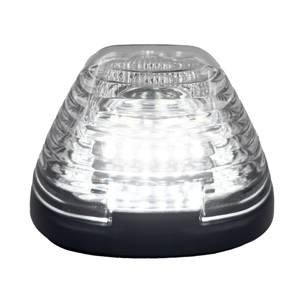 Ford 99-16 Superduty (1-Piece Single Cab Light) Clear Cab Roof Light Lens with 2-Way Forward & Rear Facing White ULTRA High-Power LEDs - 1-Piece Single Cab Light ONLY - Image 5