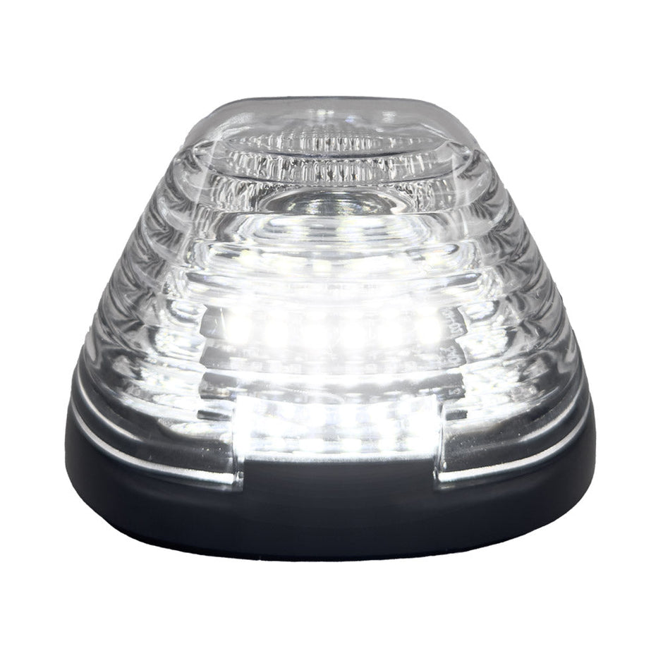 Ford 99-16 Superduty (1-Piece Single Cab Light) Clear Cab Roof Light Lens with 2-Way Forward & Rear Facing White ULTRA High-Power LEDs - 1-Piece Single Cab Light ONLY - Image 5