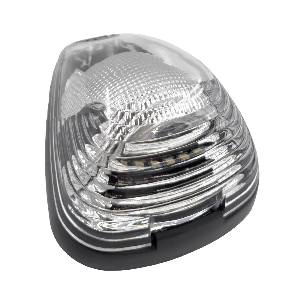 Ford 99-16 Superduty (1-Piece Single Cab Light) Clear Cab Roof Light Lens with 2-Way Forward & Rear Facing White ULTRA High-Power LEDs - 1-Piece Single Cab Light ONLY - Image 3